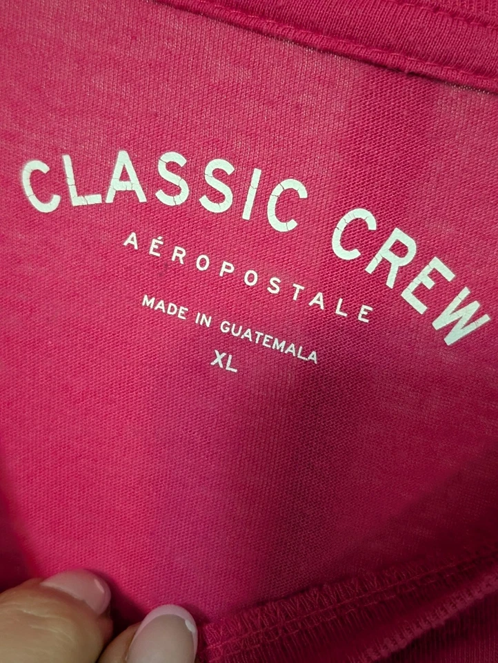 Aeropostale XL Aero 87 Short Sleeve T-Shirt Pink - Image 2 of 2