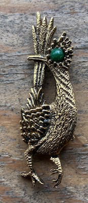 Ambassador Roadrunner Brooch Pin--Free Ship