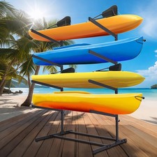Kayak Storage Rack, Heavy Duty Kayak Racks for Garage and Outdoor Storage, St...