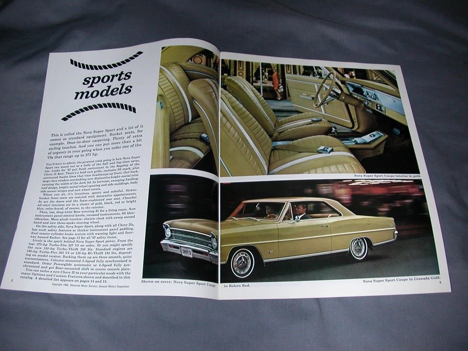 Chevrolet Chevy II 1967 - Folleto de ventas del concesionario - envío gratuito Foto 2 de 4