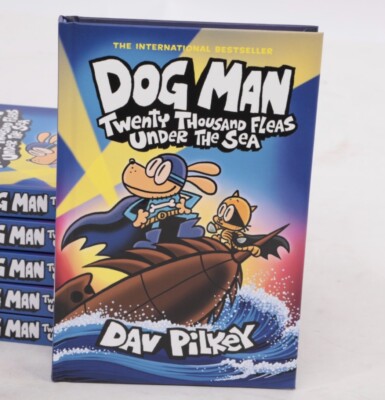 Dog Manシリーズ 11巻セット Dav Pilkey 日本語翻訳版含 Dog Man #11: Twenty Thousand Fleas Under the Sea – High Five