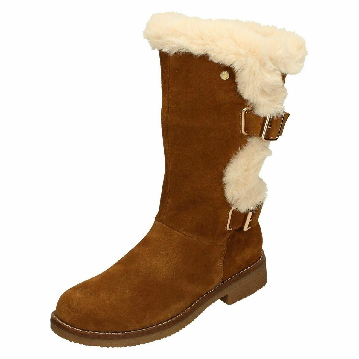 Boots Botas Pre Ski Hush Puppies Botas De Longitud De Pantorrilla