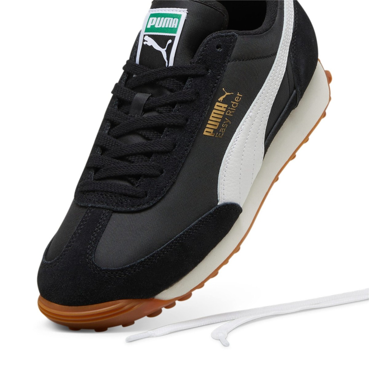 Puma Easy Rider Vintage Puma Black Puma White 399028-10 Men's Size
