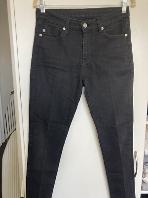 Just USA Black denim skinny leg jeans size 28 Mid Rise Stretch