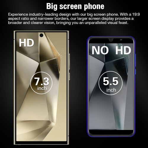 7,3" 12GB+512GB Smartphone Android 14 entsperrt Handys 72MP+108MP 8000mah - Bild 14 von 18