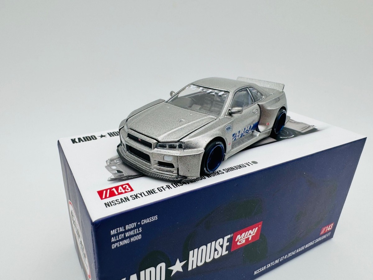 ミニカー NISSAN SKYLINE GT-R Nur One of 1000pcs. Kaido House Mini GT 1:64 Nissan Skyline GT-R (R33) Greddy
