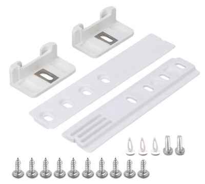 2 Universal Schleppscharnier Gleit Schiene Mitnehmer Kühlschrank wie 9086322