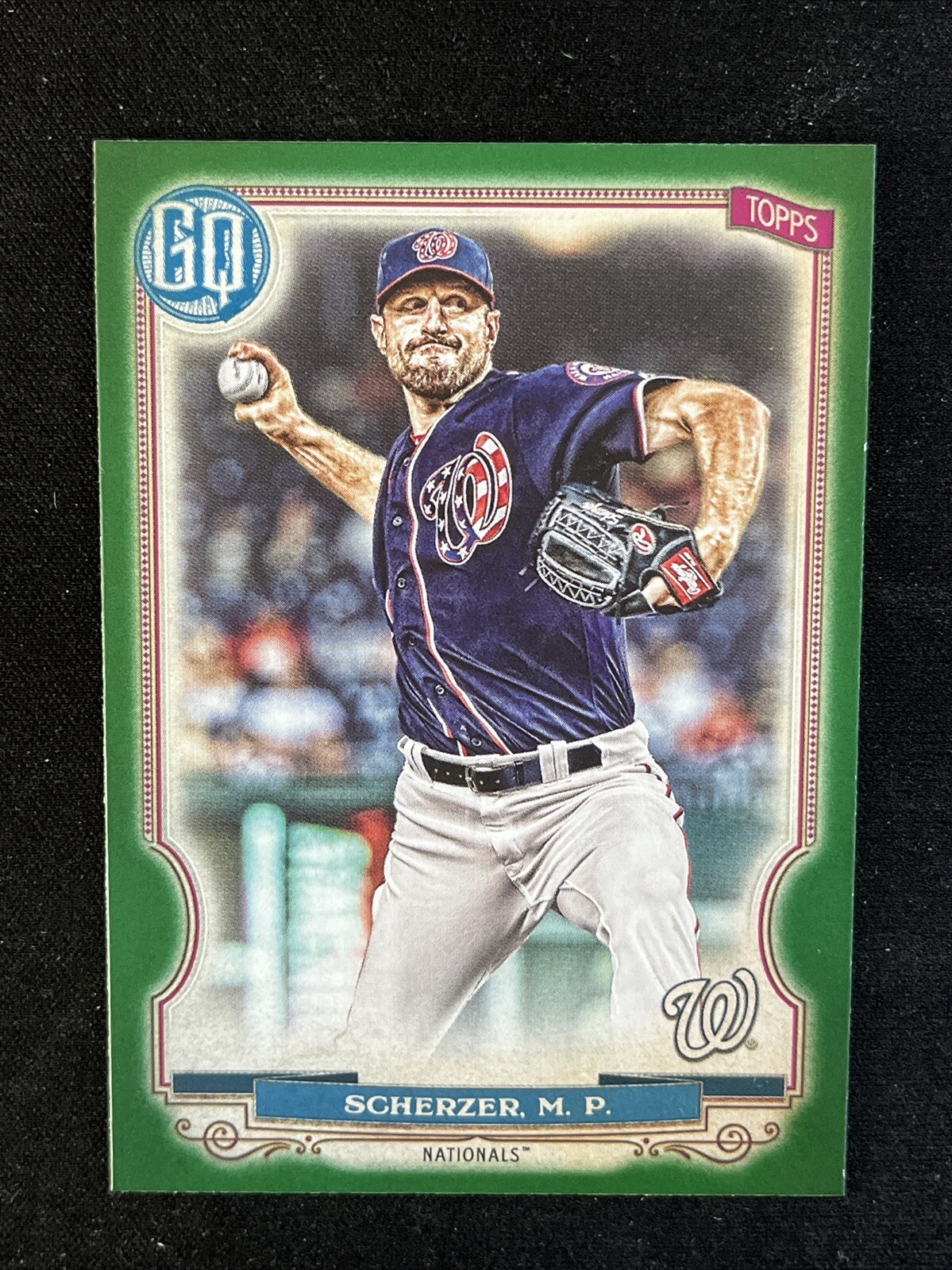 2020 Gypsy Queen Max Scherzer #166 Green Washington Nationals
