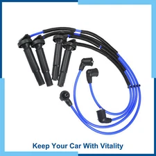 Pack(4) Car Spark Plug Coil Wire Ignition Coil Harness Cable for Subaru Forester