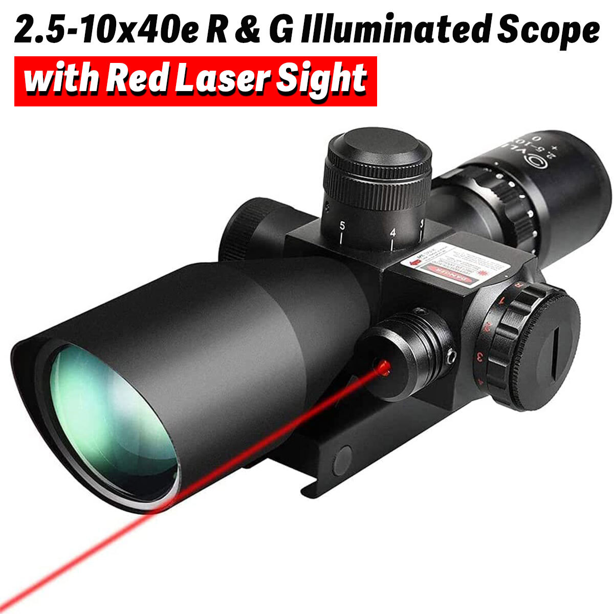 ライフベイト　カメレオンⅡ CVLIFE 2.5-10x40e Dual Illuminated Scope with 20mm Mount