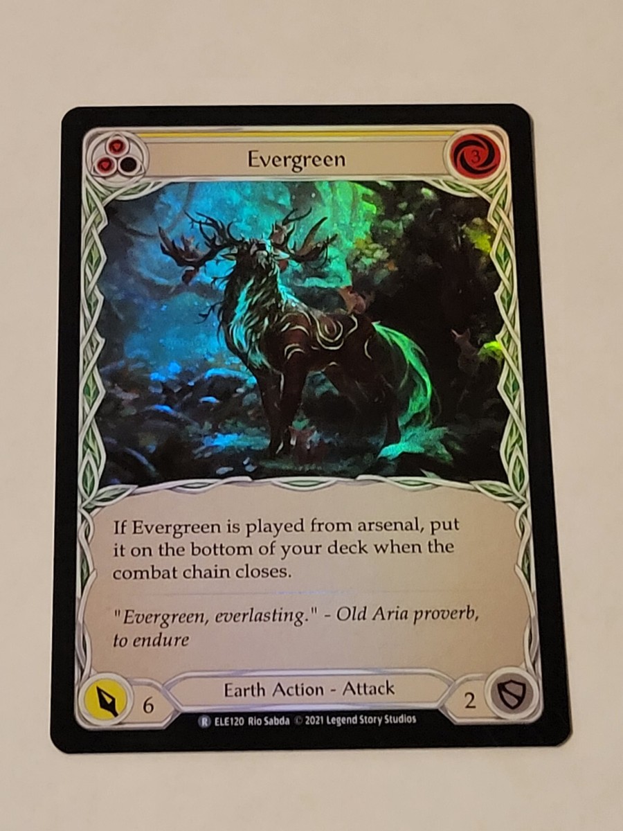 Evergreen foil (Yellow) Rare Tales of Aria 1st Edition Fab Tcg NM