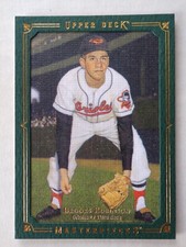 2008 Upper Deck Masterpieces Green Border Brooks Robinson #'d /75 Orioles