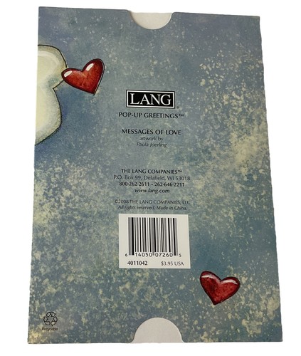 LANG Valentines Greeting Cards "Messages of Love" by Paula Joerling Set of 6 - Picture 3 of 5