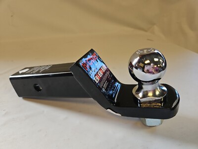 CURT Trailer Hitch With Ball Mount With Pin Fits 2-Inch Square Receiver ...
