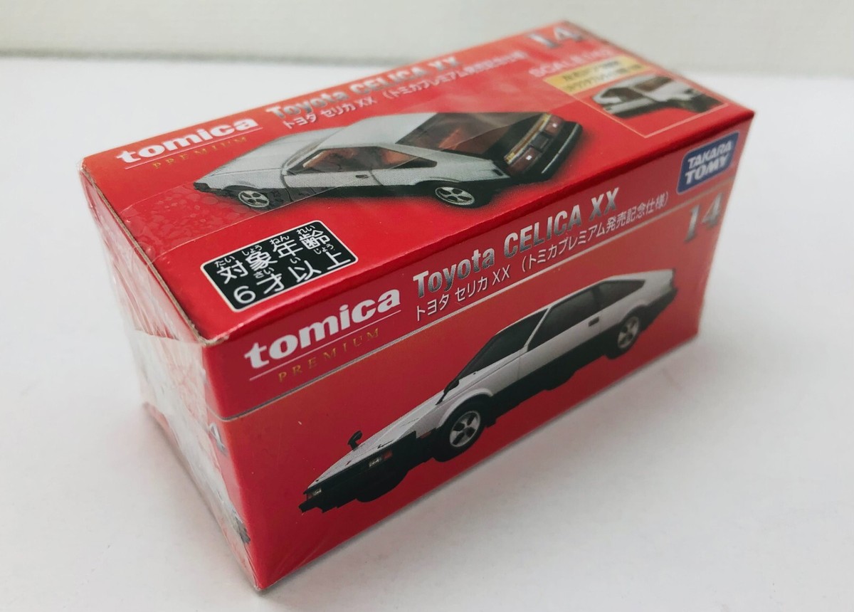 TOMICA PREMIUM No. 14 Toyota Celica XX 1St Ver. White 1/62 Takara