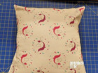 Unicorn head with purple mane white fabric pillowcase 16" square handmade new — photo 5