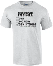 Reasons Why I'm Single Shirt