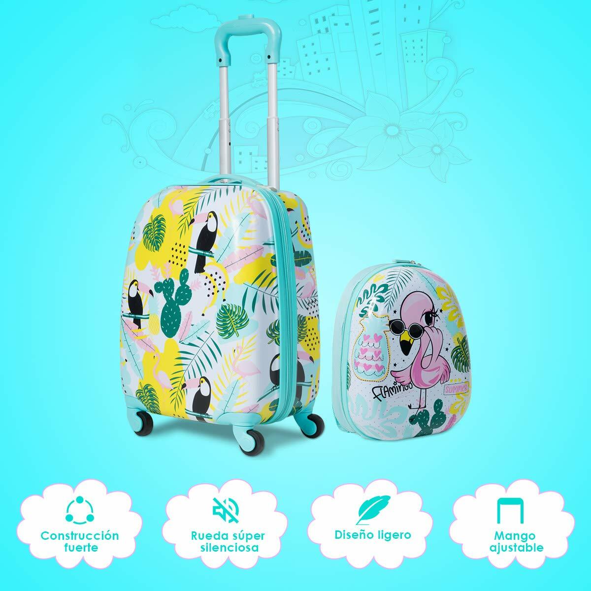 Equipaje Infantil Trolley de Viaje Rueda Giratoria para Niños eBay