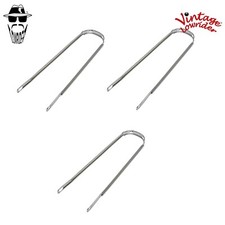 3 (THREE) Vintage Lowrider 20" Replacement Bicycle Chrome Fender Braces.