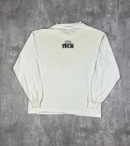 Vintage 90s Virginia Tech Sugar Bowl Long sleeve tee size L - Picture 8 of 10