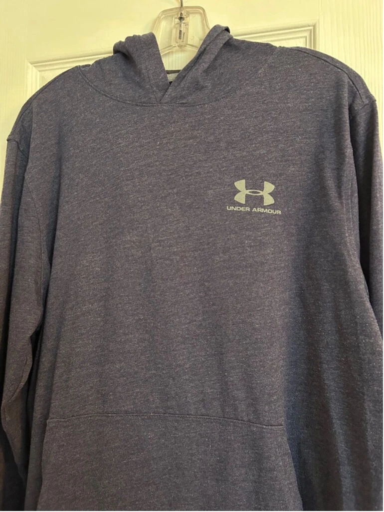 VETEMENTS Felpa con cappuccio blu Under Armour da uomo taglia L