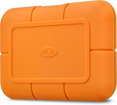 LaCie Rugged SSD 2TB, External SSD, USB-C, Thunderbolt 3, Extreme water and 3m d