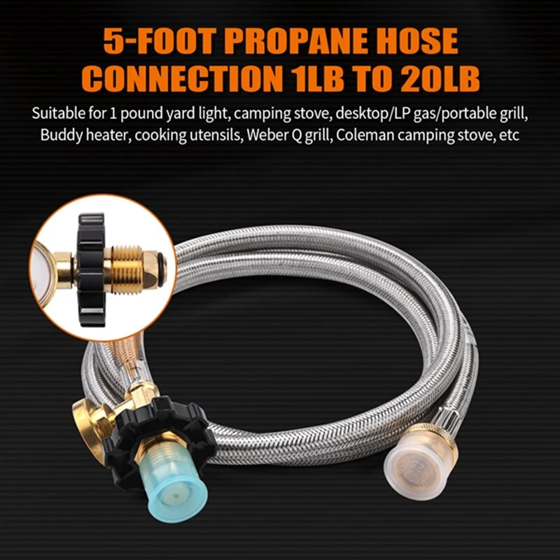 5 Feet Propane Hose Adapter Propane Tank Adapter Propane Hose Adapter R2G8  | eBay