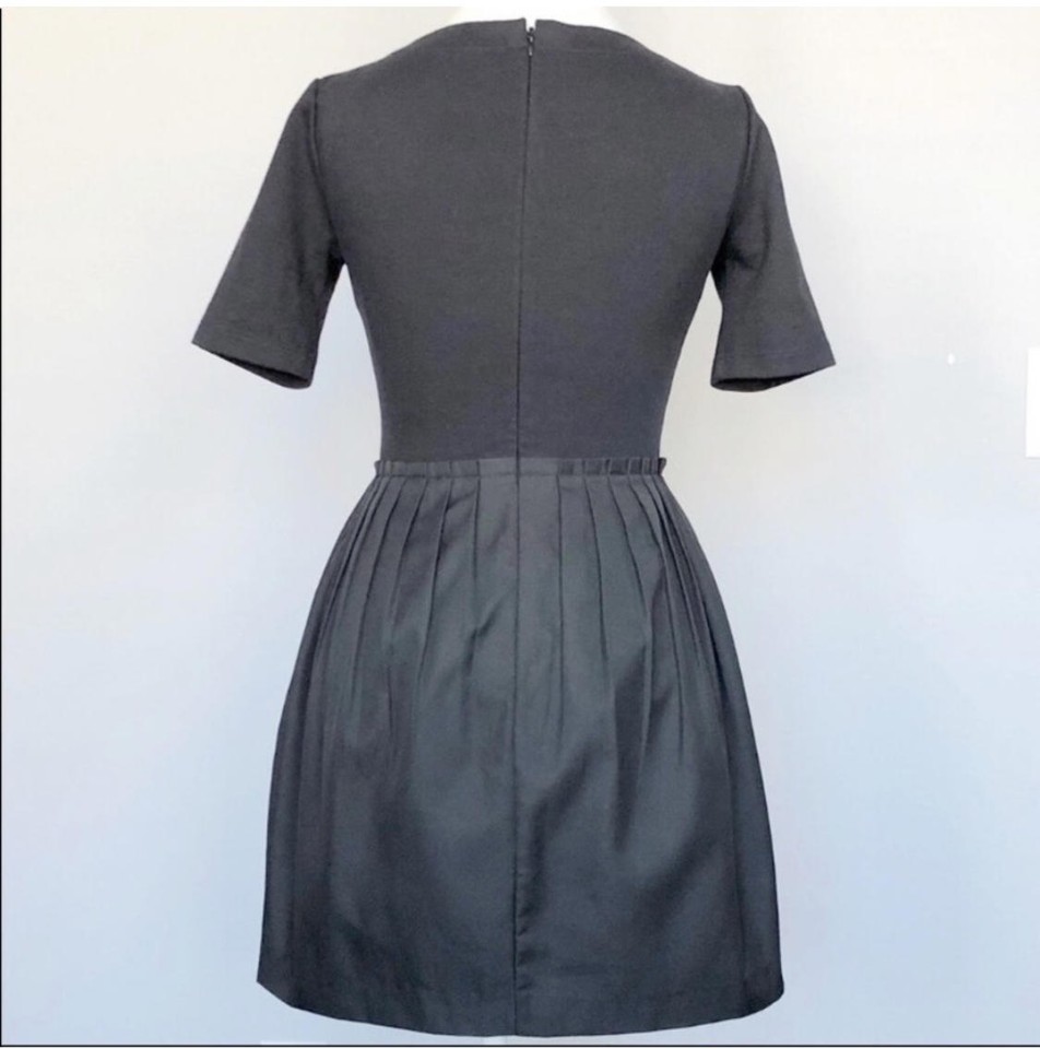 Kate Spade Saturday Women's Tulip Shift Dress Short Sleeve Size Black