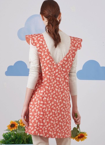 SIMPLICITY SEWING PATTERN 9767 MISSES 8-18 GIRLS 3-8 EASY WRAP AROUND APRONS - Picture 8 of 12
