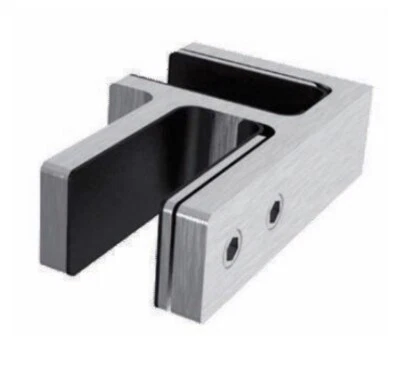 MSJ GLASS BALUSTRADING DIRECT Large Stainless Steel 90 Degree Glass Balustrade Stiffener 15-21.52mm Glass