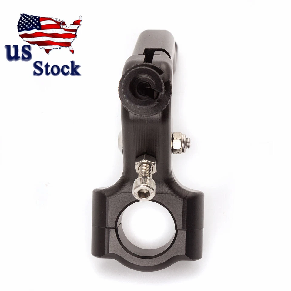 Para Suzuki RMZ250/RMZ450 DR200SE CNC Negro Corto Acrobacias Embrague Palanca Percha Corta Foto 4 de 4