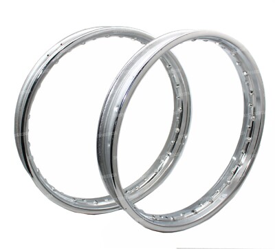 WM-2 19 x 1.85'' (40) WHEEL RIM PAIR FOR ROYAL ENFIELD BULLET BSA NORTON TRIUMPH