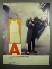 1958 Acrilan Clothes, Underwear Ad - For an Active Life