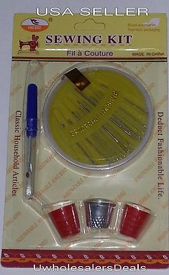 Sewing Kit - Sewing Needles, Seam Ripper, Thimbles - 24 pcs SET NEW in Pack