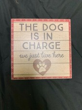 dog home decor , sign, desk decor