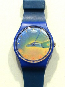 Belle Swatch Le Temps GZ108 -Jean-Michel Folon – 1987- Neuve | eBay