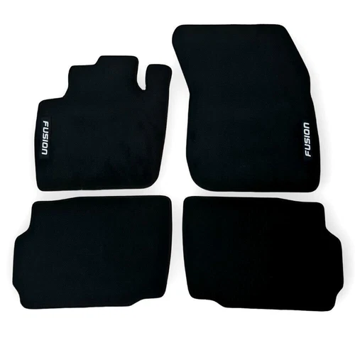 Car Floor Mats Velour For Ford Fusion Waterproof Black Carpet Rugs Auto Liners - Imagen 2 de 5