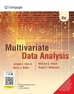 New:Multivariate Data Analysis by Joseph F Hair 8th INTL ED -9789353501358