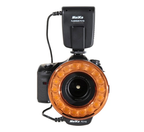 LED Makroblitz Meike FC-110 Ringblitz Ringleuchte für Canon DSLR SLR - Bild 2 von 5