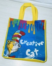 Cat In The Hat Dr. Seuss Tote Book Bag by Dr.Seuss Paint Creative Collect Rare