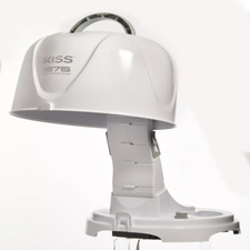 USA Salon Professional Bonnet Ceramic Portable Hair Dryer, 1875 Watts, Whi