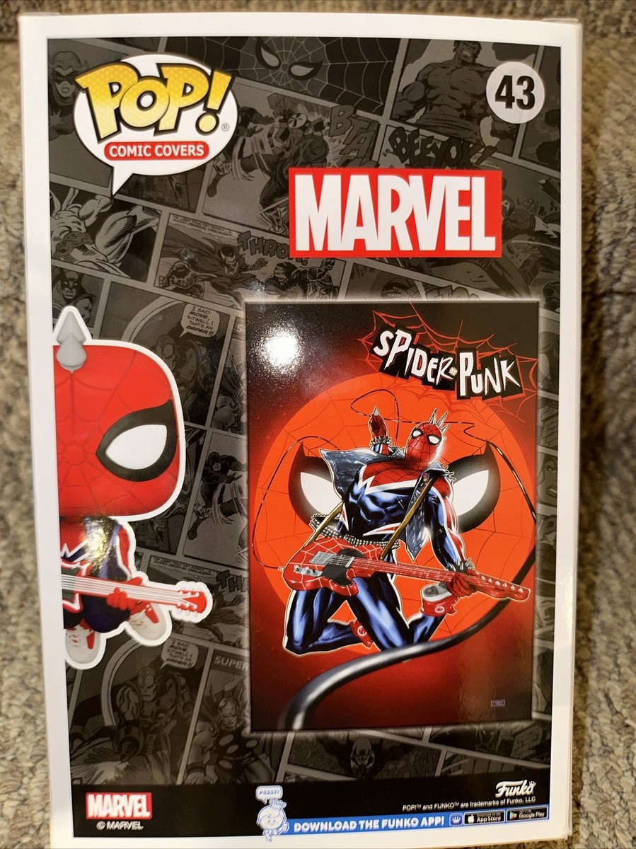 アメコミ Marvel Spider-Punk POP! Comic Covers 43 IN HAND UNRELEASED EXCLUSIVE Funko Pop Comic Cover Spider