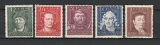 DEUTSCHES REICH Gouver.POLOGNE N° Yvert 131/135 Timbres Neufs XX MNH Celebrités