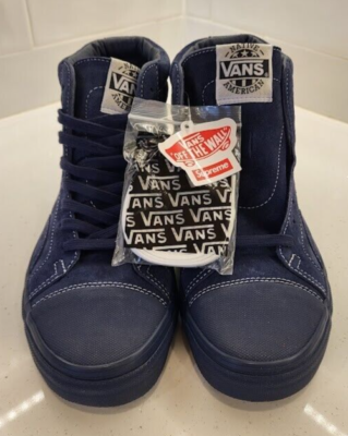 Vans X Supreme Native American Navy Blue Men's size 9 NWB Skate