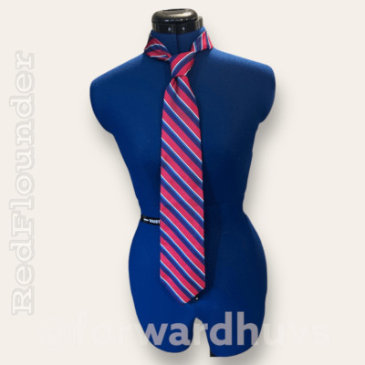 Brooks Brothers Makers Pure Silk Striped Necktie - Red, White, and Blue