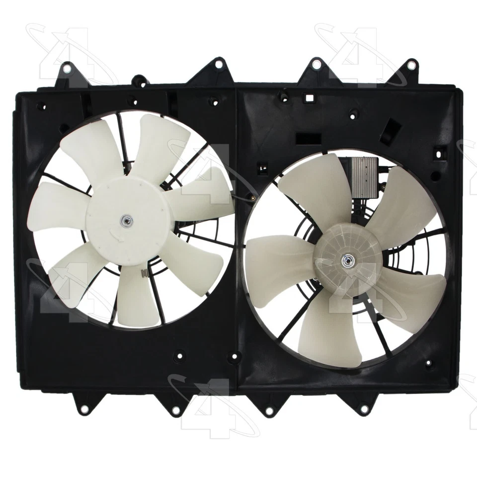 4 Seasons Dual Radiator and Condenser Fan Assembly For 2007-2009 Mazda CX-9 - Image 3 of 4