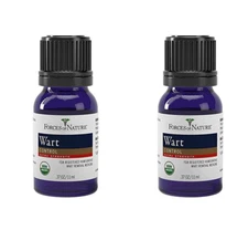 Lot of 2, Forces of Nature, Wart Remover,  Extra Strength 11 ml + 11ml, 2 Pack