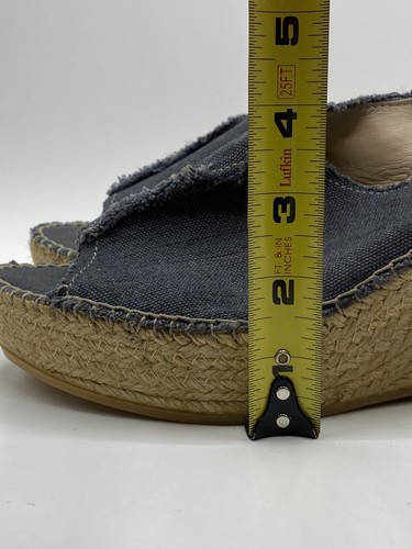 Toni Pons Lugano Espadrille Women Shoes Slingback Platform Wedge BLACK 41 (10) - Picture 11 of 13
