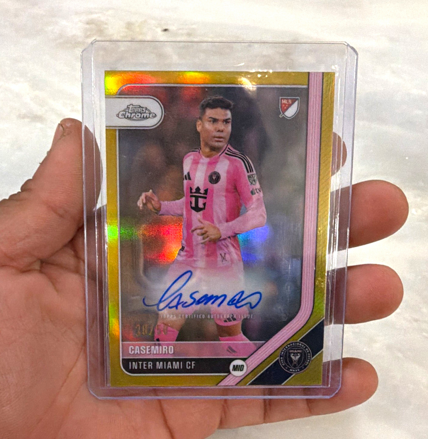 Topps Chrome MLS 2026 CASEMIRO Inter Miami /50
