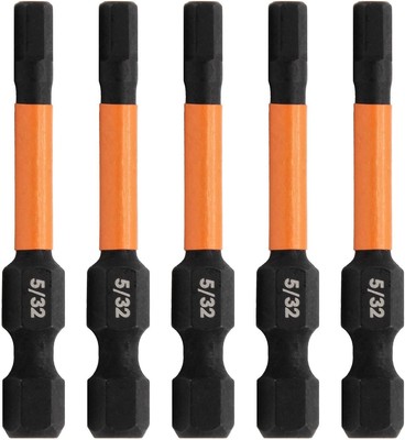 Hex 5/32'' Impact Driver Bit - Railer Allen Wrench Drill 5/32'' 